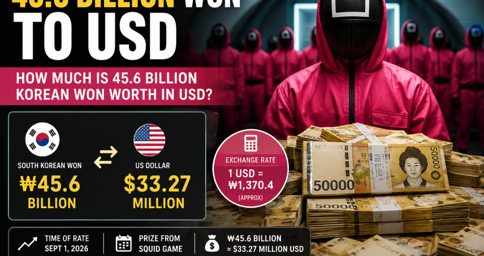 45.6 billion won to usd