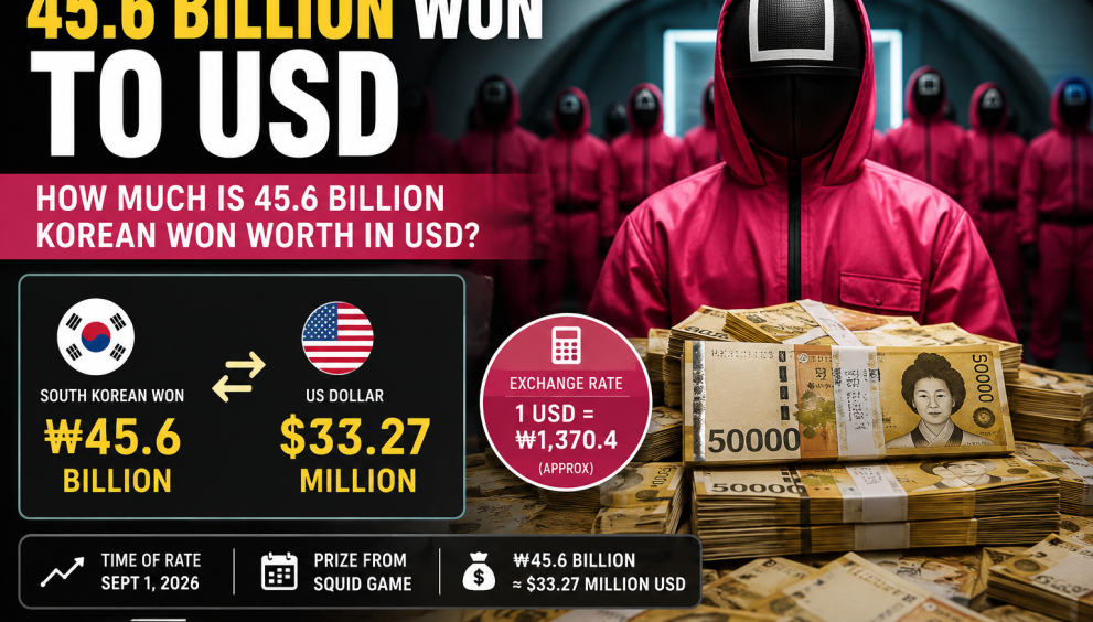 45.6 billion won to usd