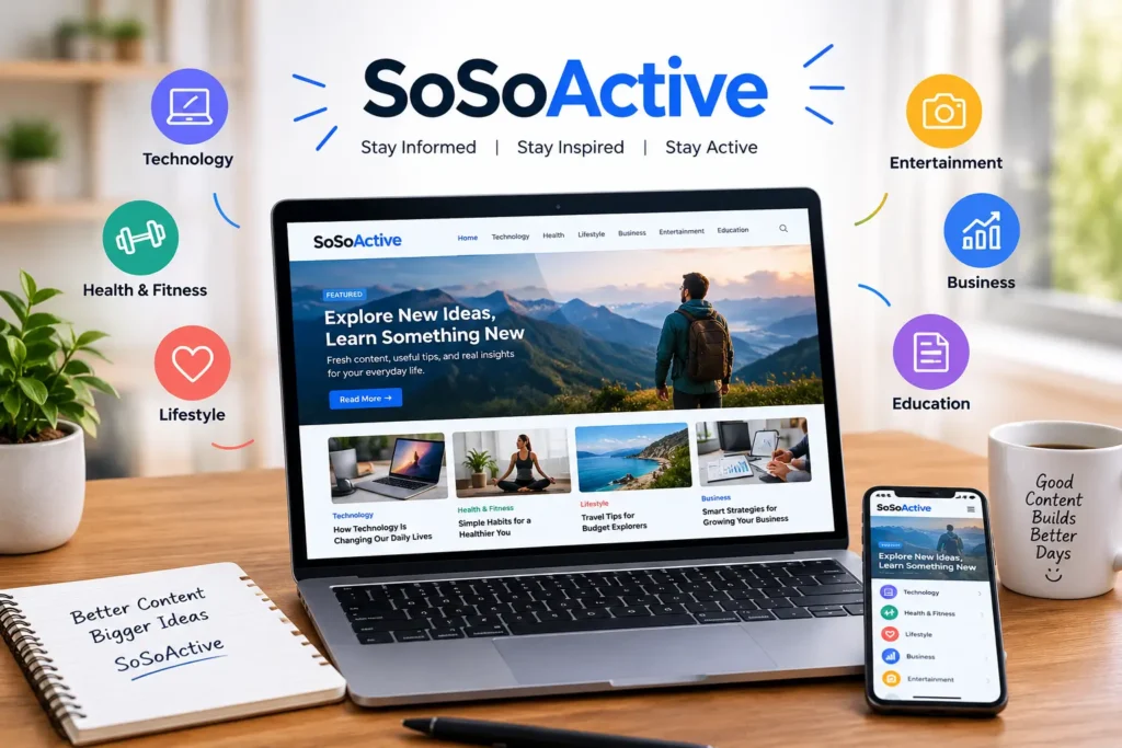 A digital publishing workspace representing online content discovery, reader engagement, and modern digital media.